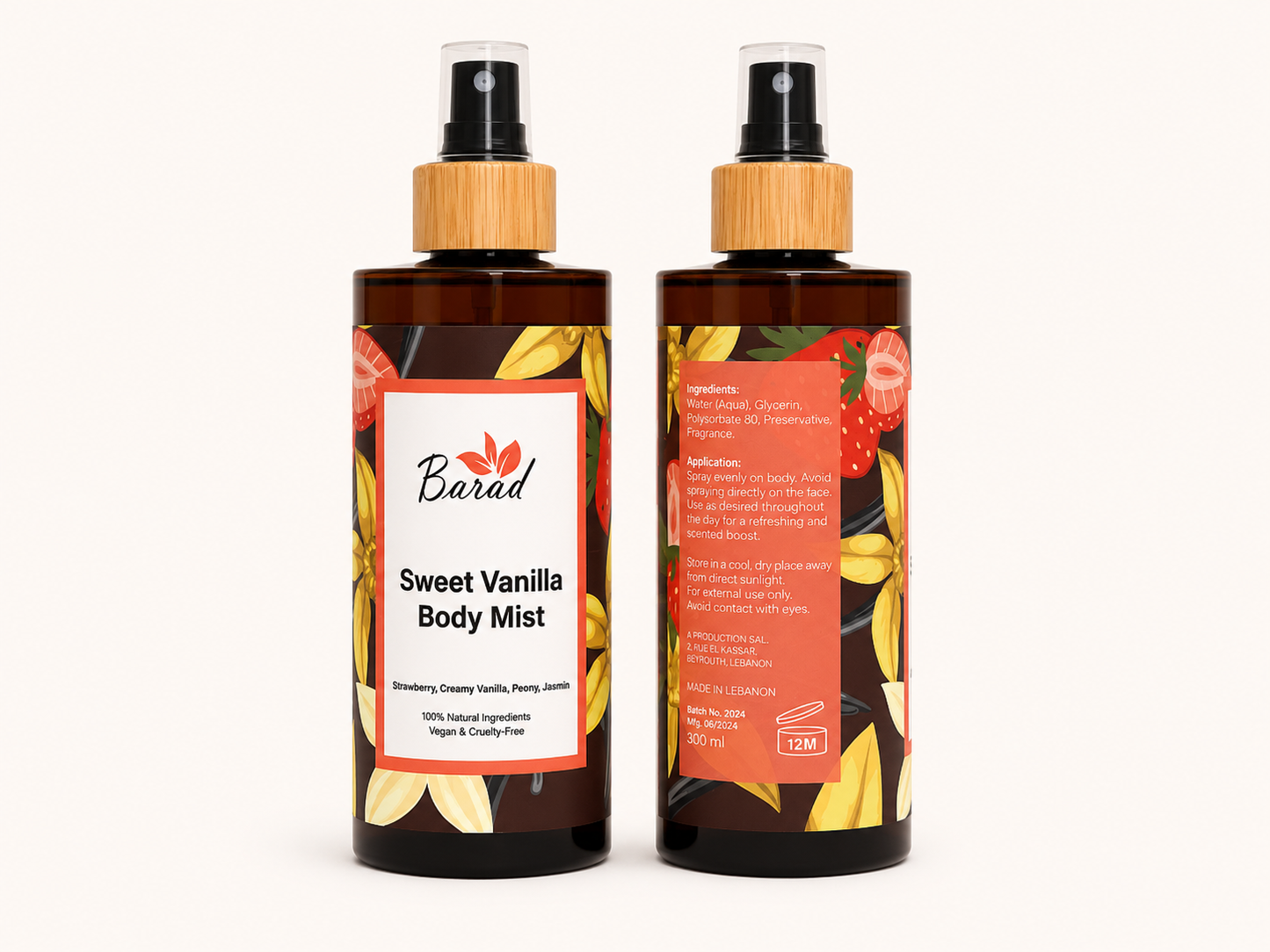 Sweet Vanilla Body Mist